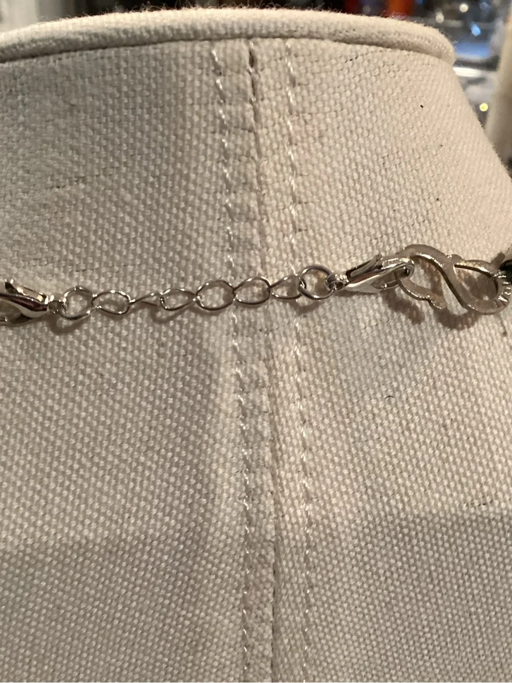 Gold Multi-Strand Necklace with Dark Gray Pearls